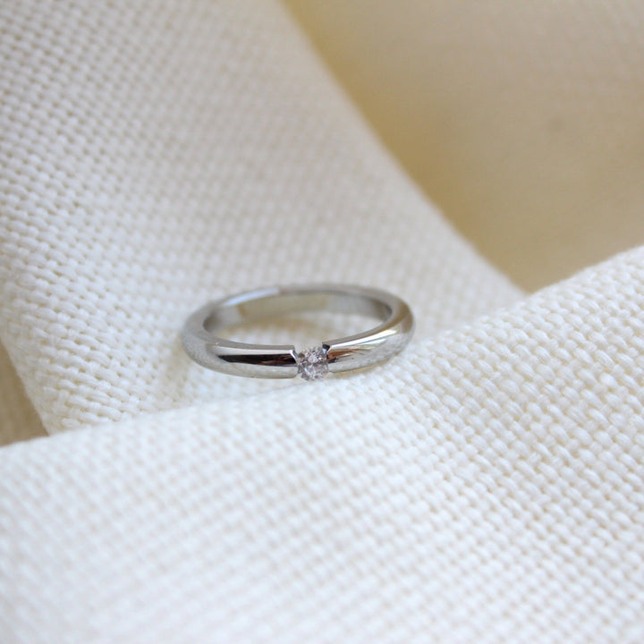 CZ Stackable Eternity Ring - Maral Kunst Jewelry