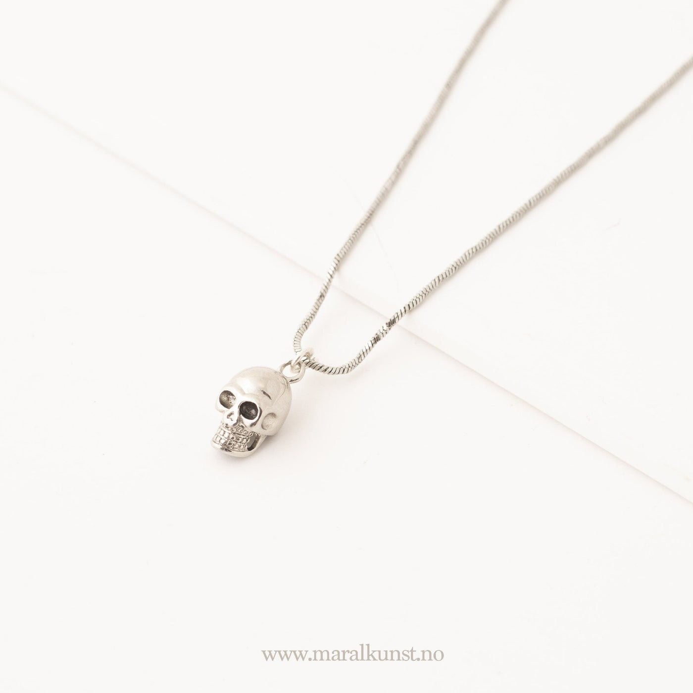 Stainless Steel Skull Necklace - Maral Kunst Jewelry