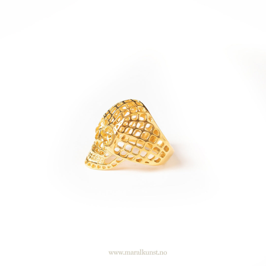 Skull Ring in Gold - Maral Kunst Jewelry
