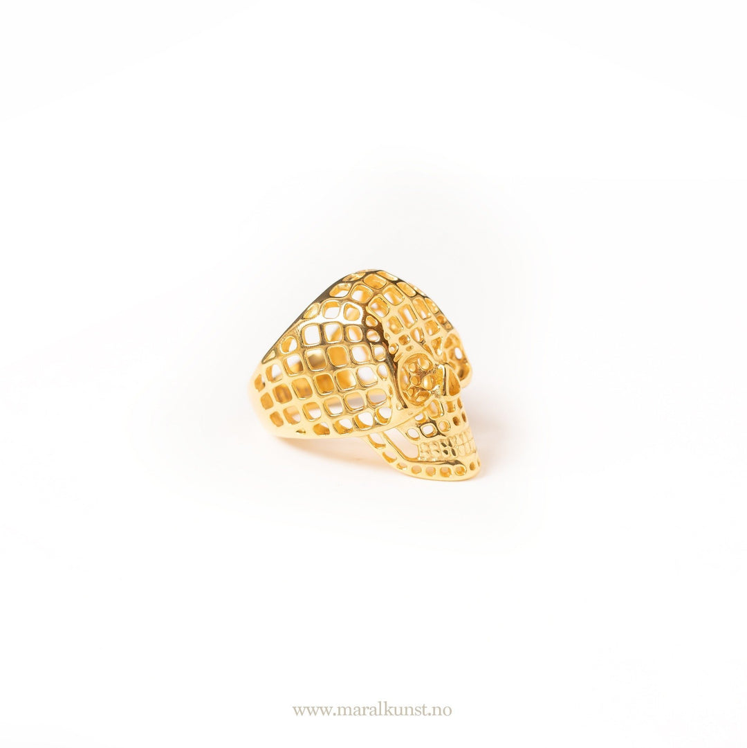 Skull Ring in Gold - Maral Kunst Jewelry