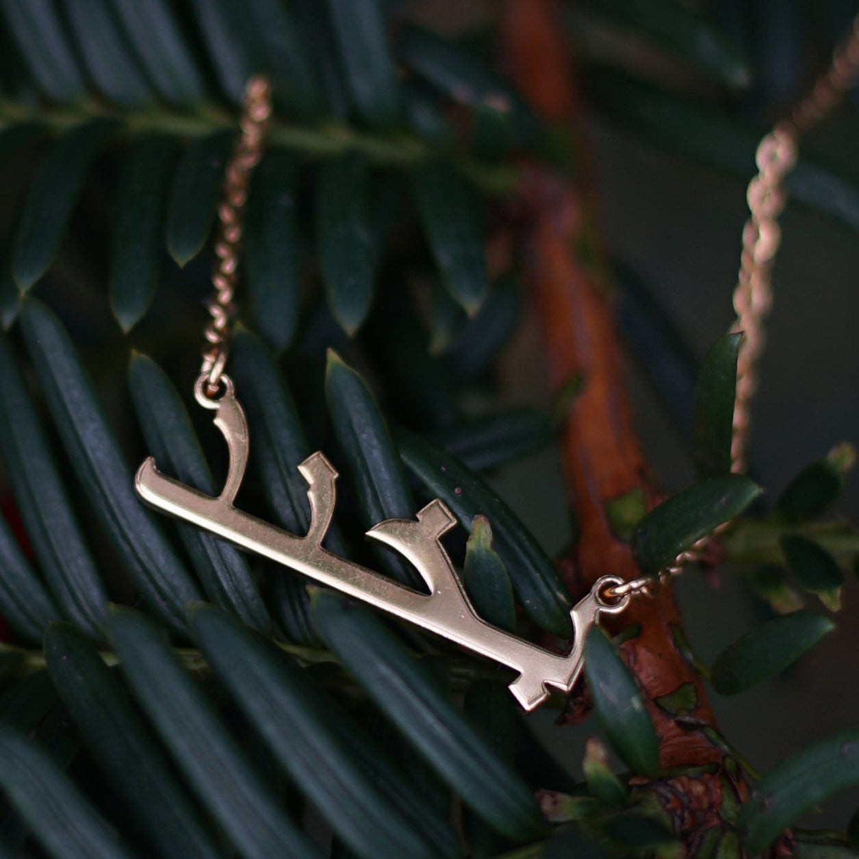 Smile Persian Calligraphy Necklace