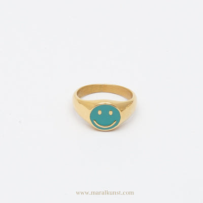 Smiley Face Ring - Maral Kunst Jewelry