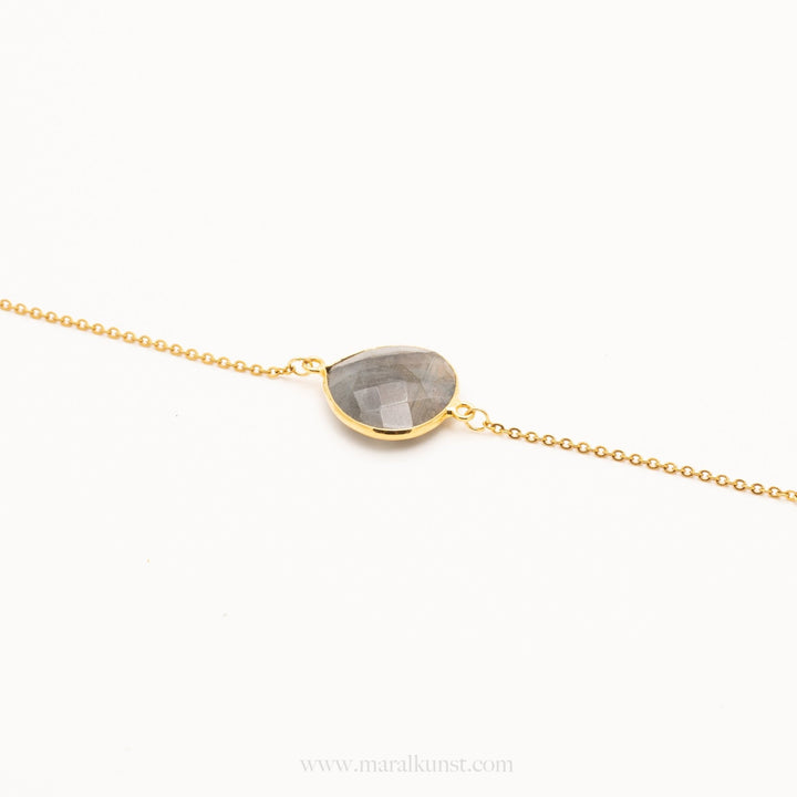 Smoky Quartz Chain Bracelet - Maral Kunst Jewelry