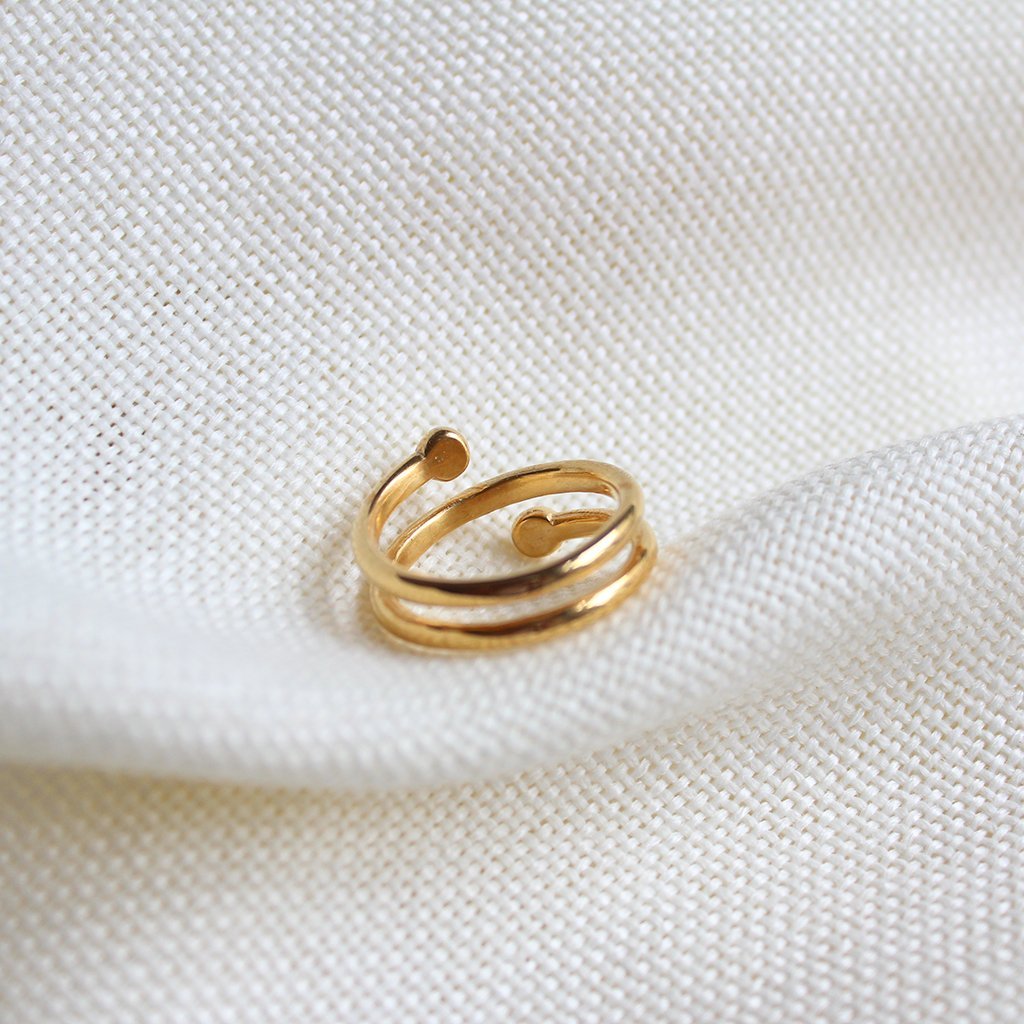 Spiral Stacking Ring - Maral Kunst Jewelry