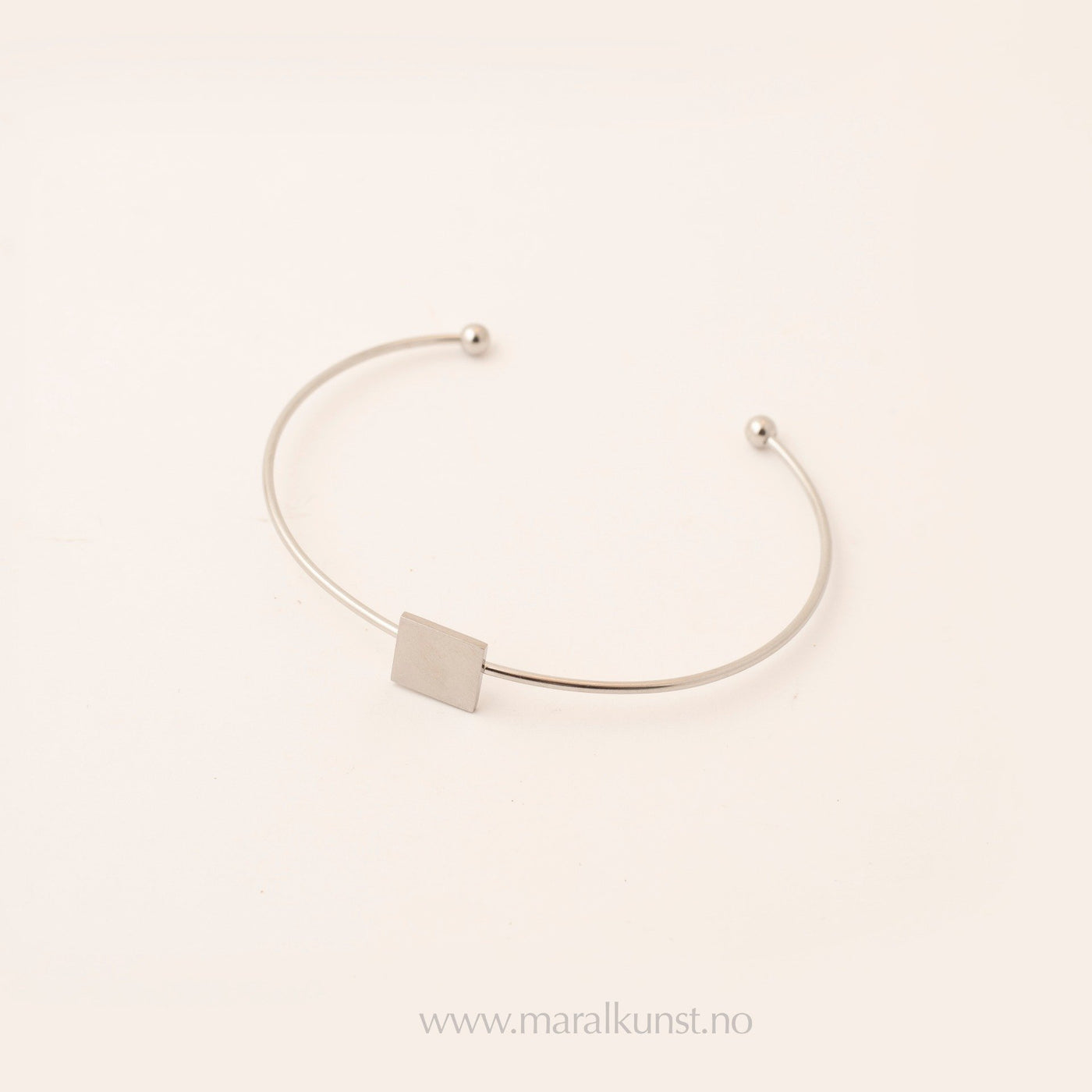 Square Dainty Cuff Bracelet - Maral Kunst Jewelry