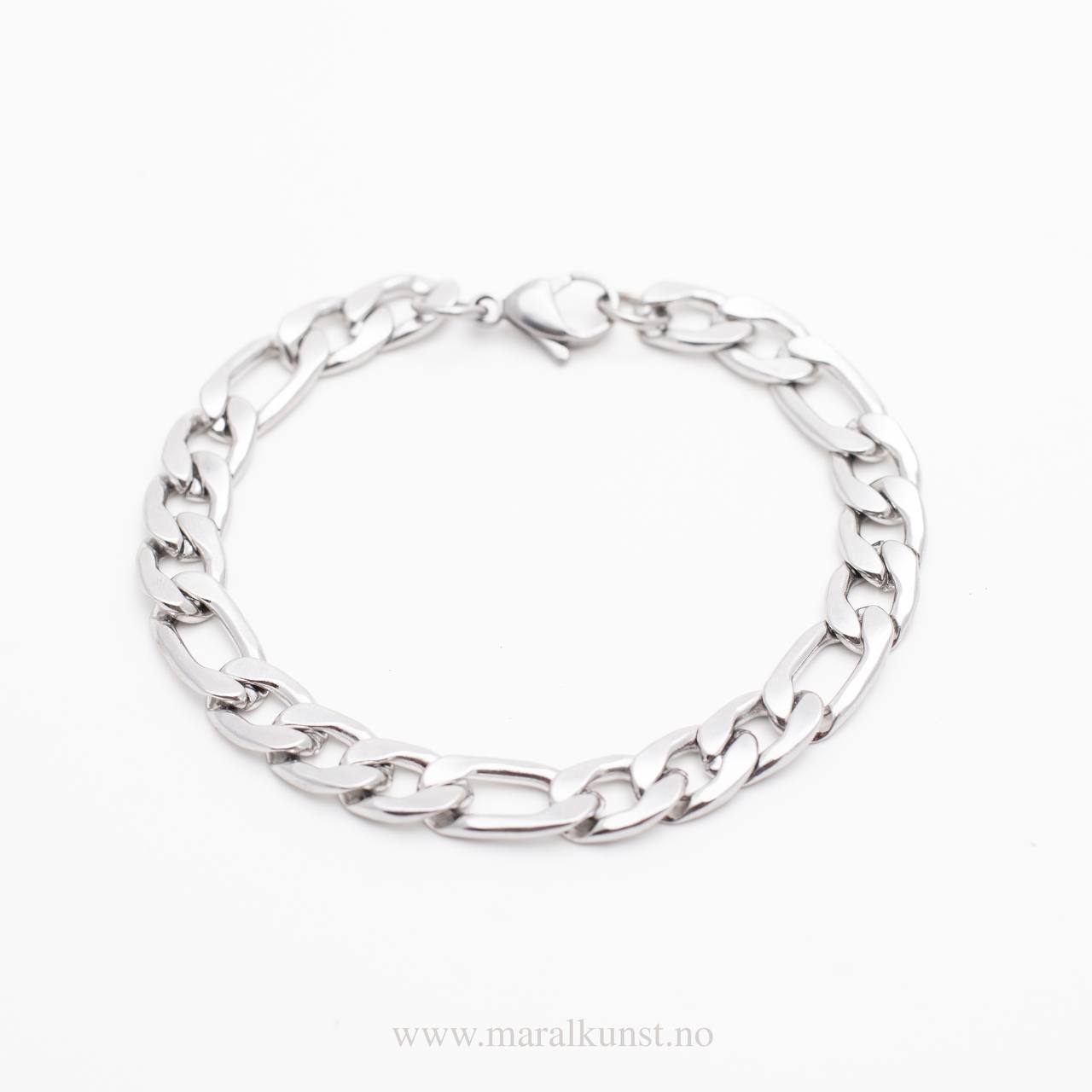 Figaro Link Chain Bracelet - Maral Kunst Jewelry