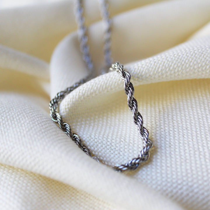 Twisted Rope Chain Necklace - Maral Kunst Jewelry