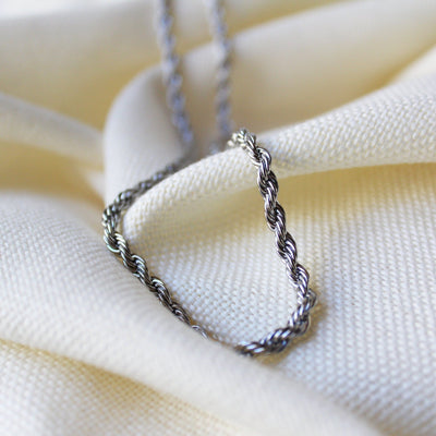 Twisted Rope Chain Necklace - Maral Kunst Jewelry
