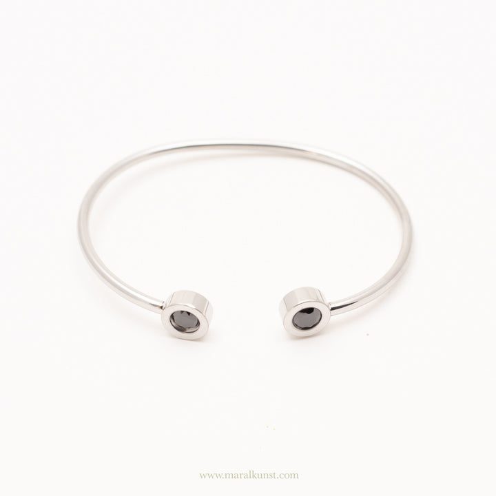 Dainty Circle Cuff Bracelet - Maral Kunst Jewelry