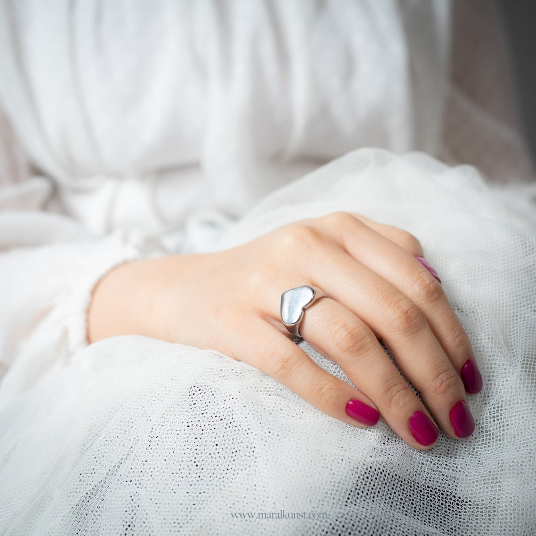 Heart Ring (Design A) - Maral Kunst Jewelry