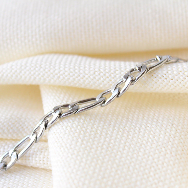 Stainless Steel Figaro Chain - Maral Kunst Jewelry