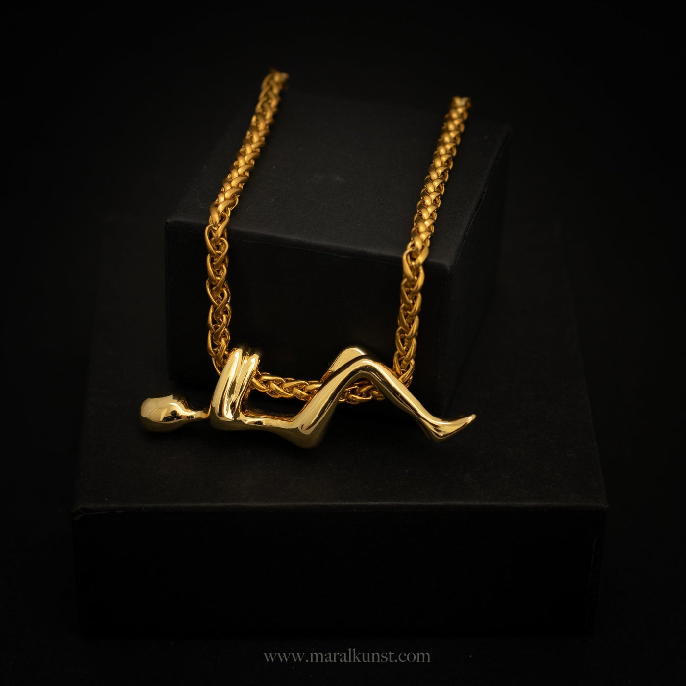 Swing Chain Necklace in Gold - Maral Kunst Jewelry