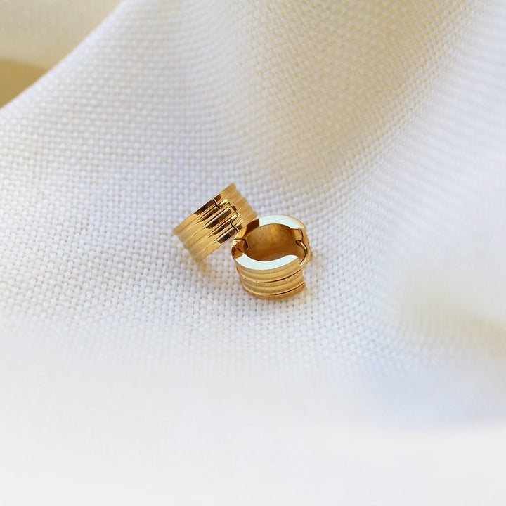 Thick Earrings Hoop - Maral Kunst Jewelry