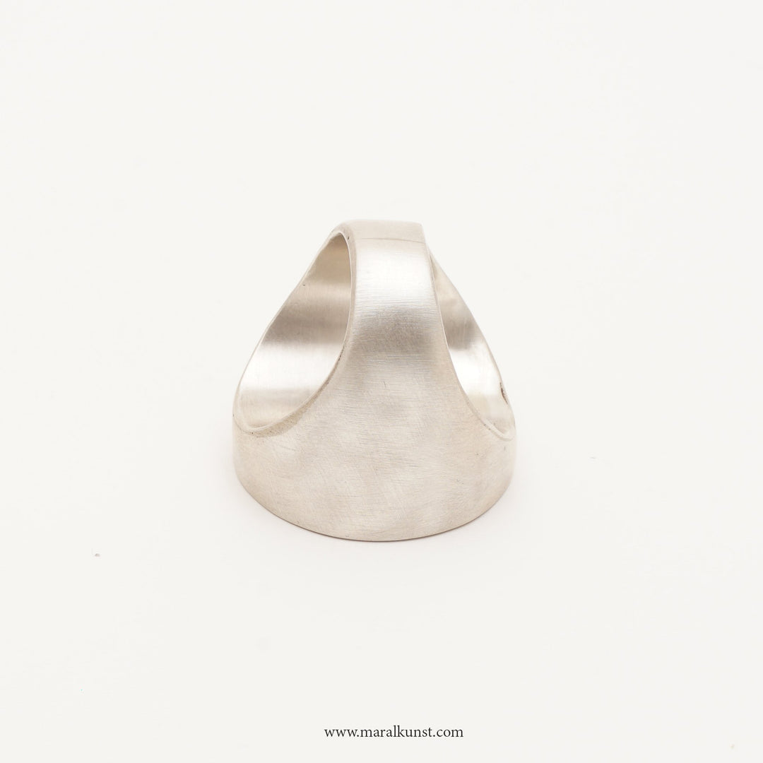 Turquoise silver ring - Maral Kunst Jewelry