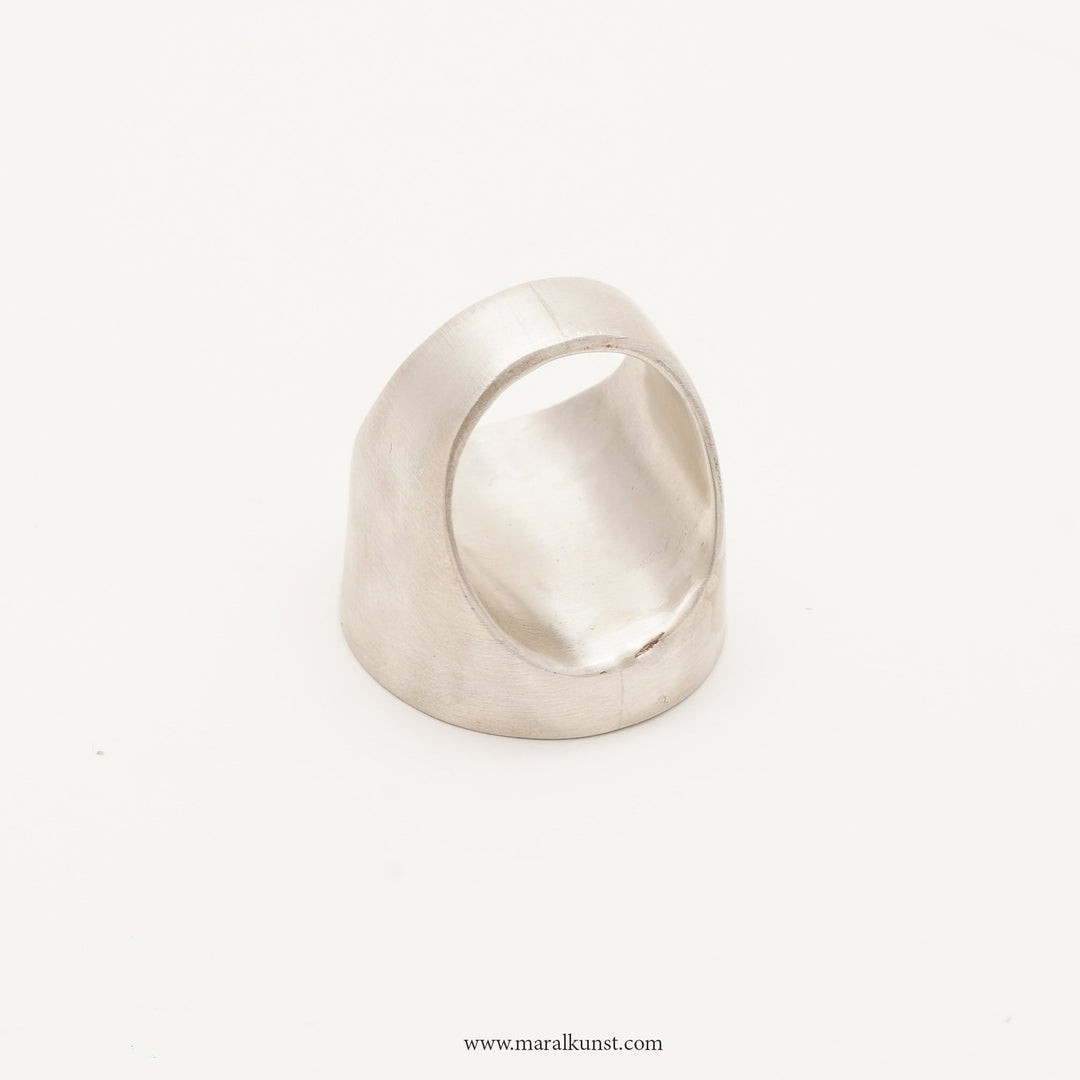Turquoise silver ring - Maral Kunst Jewelry