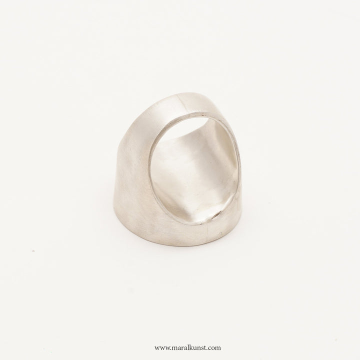 Turquoise silver ring - Maral Kunst Jewelry