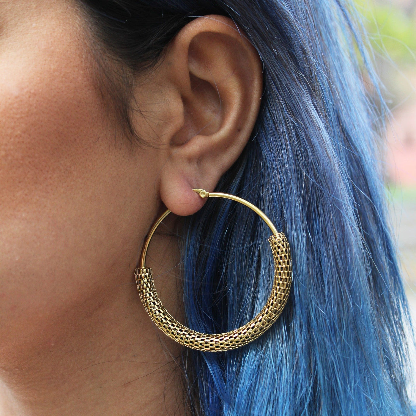 Unique Gold-Plated Earrings - Maral Kunst Jewelry