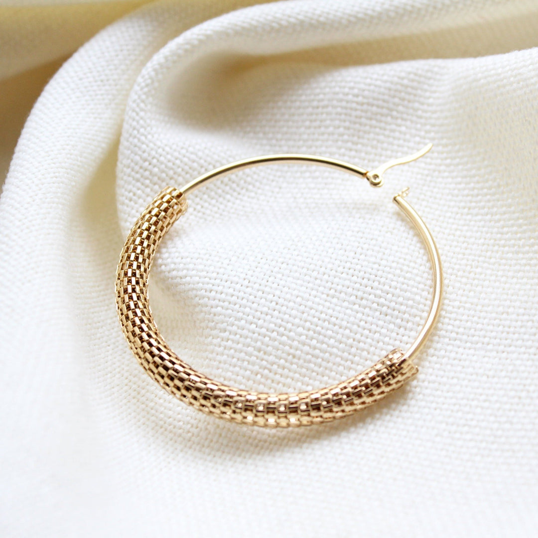 Unique Gold-Plated Earrings - Maral Kunst Jewelry