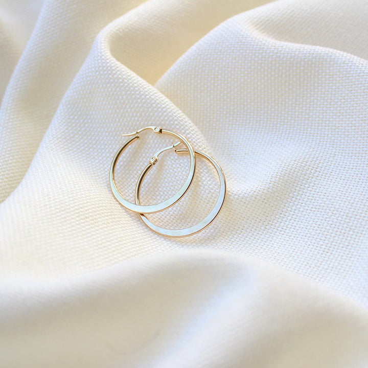 Unique Medium Hoop Earrings - Maral Kunst Jewelry