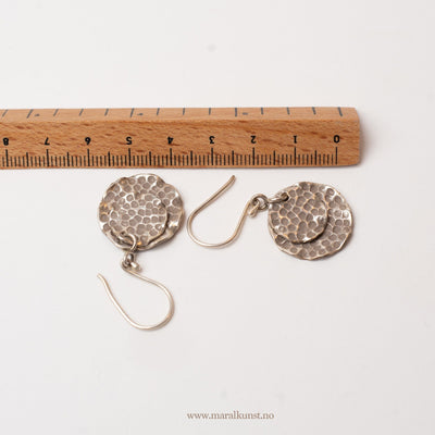 Boho Disc Dangle Drop Earrings - Maral Kunst Jewelry