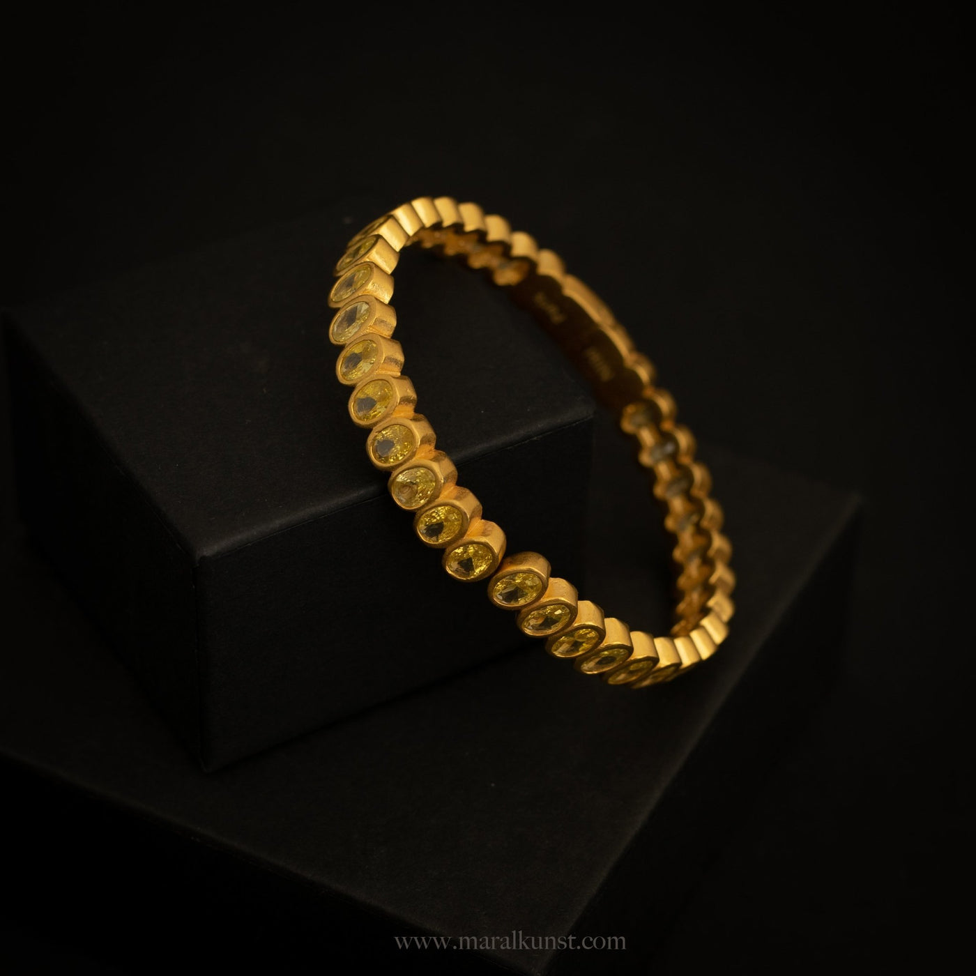 Victoria CZ Cuff Bracelet - Maral Kunst Jewelry