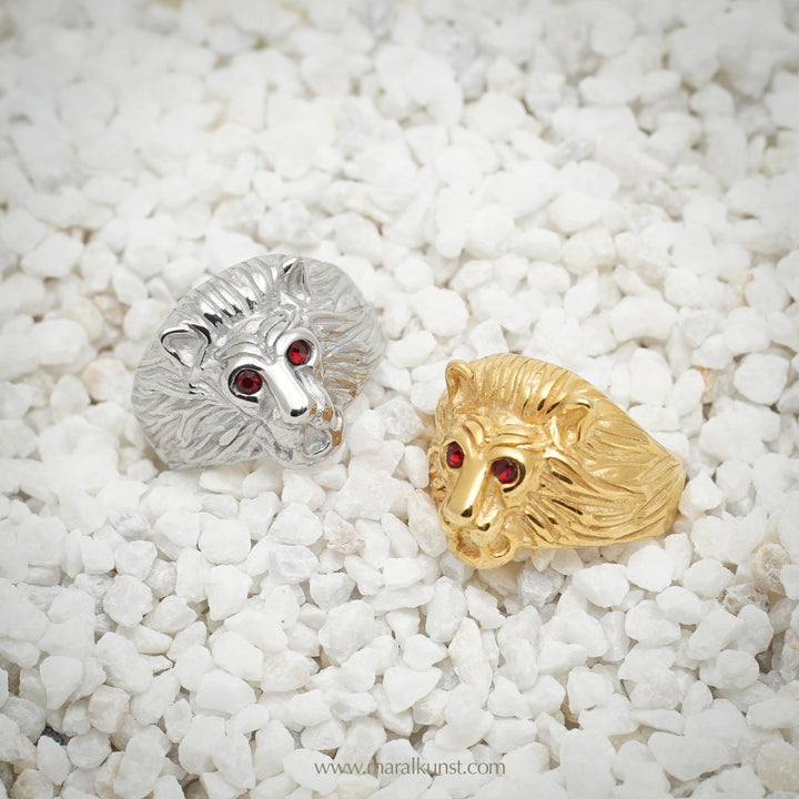 Lion Head Vintage Ring - Maral Kunst Jewelry