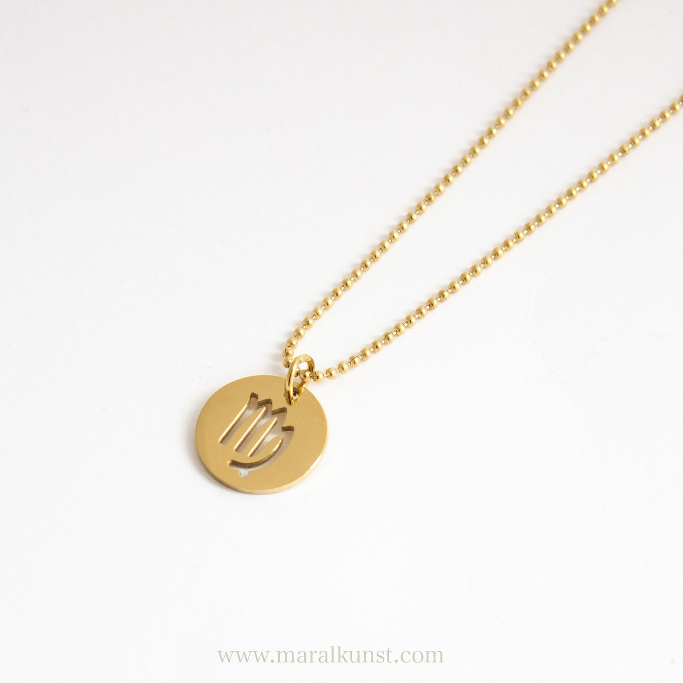 Virgo Zodiac Sign Necklace - Maral Kunst Jewelry